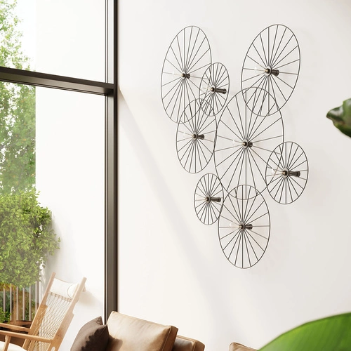 Nástěnné svítidlo Sirkel 30 černé moderní kovové do obývacího pokoje a ložnice Thoro