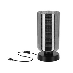 Stolní lampa Cox 1x60W E27 chrom