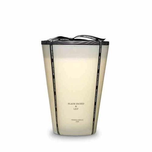 Sojová svíčka XXL Cereria Molla Black Orchid & Lily vonná do obýváku béžová 3,5 kg
