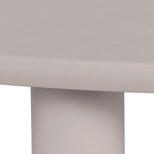 Stůl kulatý Magee 120 cm šedý moderní do jídelny a obývacího pokoje