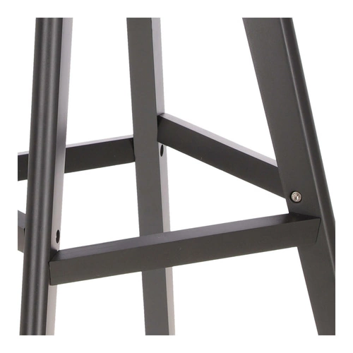 Barová židle Norden wood černá vysoká PP černá