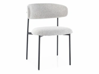 Židle Pasco Slim světle šedá čalouněná do jídelny a obýváku Intesi