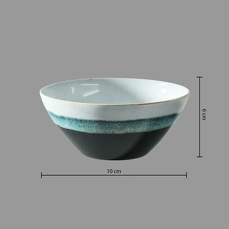 Keramická šedá miska na polévku a saláty Lagune 400 ml do kuchyně