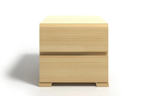 Noční stolek dřevěný se zásuvkami 40 cm skandinávský přírodní SKANDICA Vestre Maxi