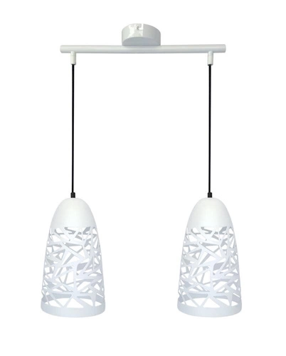 Závěsná lampa Sabrin 2x60W E27 bílá