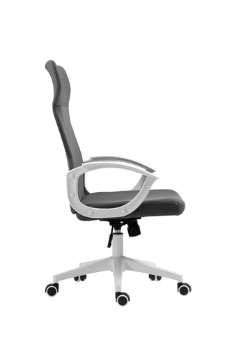 Ergonomická kancelářská židle Rosso šedá otočná s nastavitelnou výškou síťovaná do kanceláře