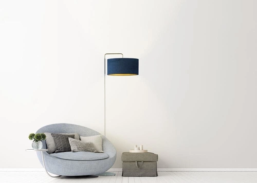 Podlahová lampa BOLIVIA bílá šedá