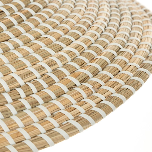 Závěsné svítidlo Edwin 38 cm ratanové skandinávský styl do obýváku a nad jídelní stůl Atmosphera