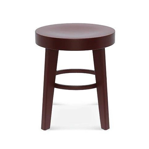 Dřevěná stolička Ufo FAMEG, čalouněný a personalizovaný taburet do kuchyně a jídelny