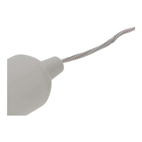 Závěsná lampa s šedou žárovkou