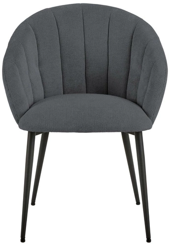 Jídelní židle Daniella Actona čalouněná antracitová s područkami moderní