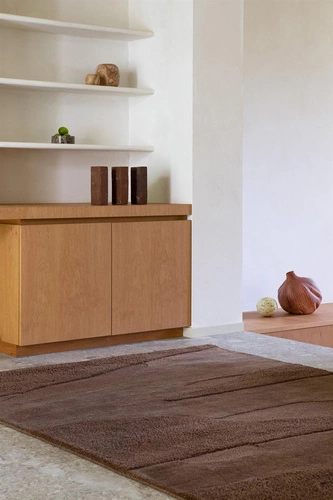 Moderní vlněný koberec Decor Scape Bear Brown 200x280 do obýváku a ložnice snadné čištění