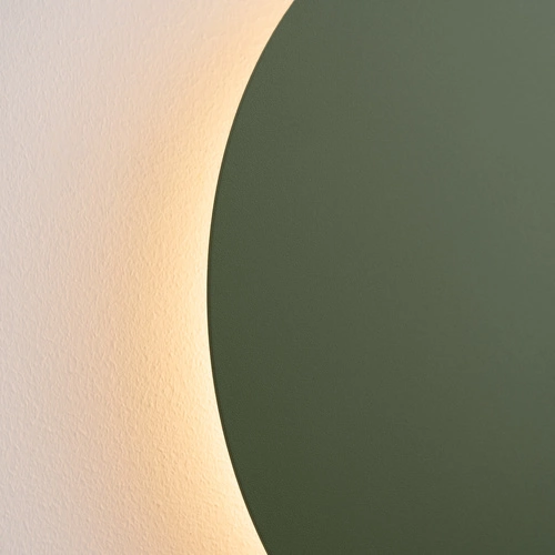 Nástěnné LED svítidlo BORGEN moderní olivově zelené do obýváku a ložnice 30 cm Thoro