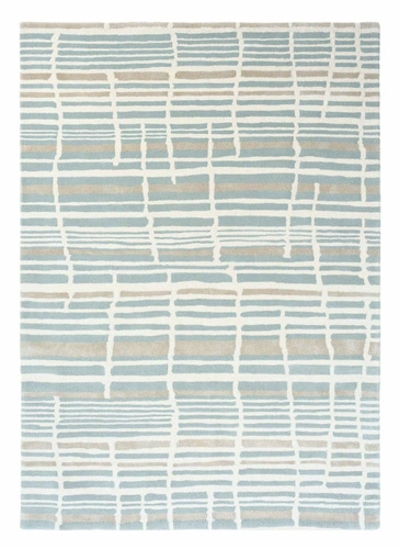 Moderní vlněný koberec do obýváku Tortoiseshell Stripe 170x240 cm geometrický