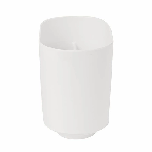 Umbra Step bílý kelímek na zubní kartáčky do koupelny moderní