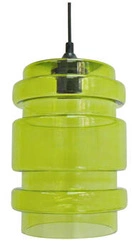 Závěsné skleněné zelené svítidlo Decorado 18 moderní do obýváku a ložnice CANDELLUX