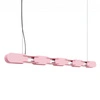 Závěsné LED svítidlo CHAIN 158 růžové moderní do jídelny nad stůl