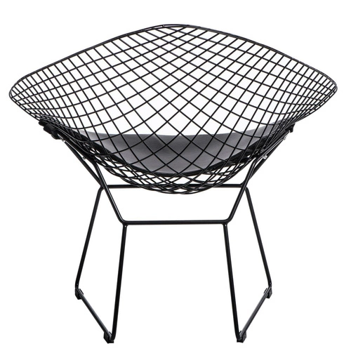 Židle Harry Arm černá/černá poduška