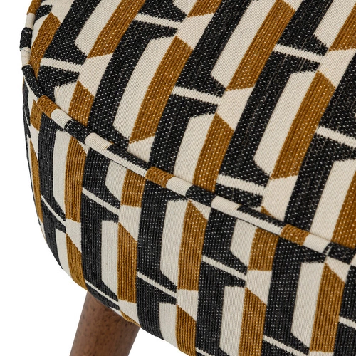 Relaxační křeslo Chiara hnědé čalouněné do obýváku retro s područkami Atmosphera