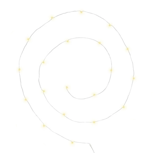 Girlanda 20mikro LED na baterie teplé světlo