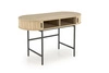 Psací stůl Bahli skandinávský moderní 120 cm přírodní s černými nohami Intesi