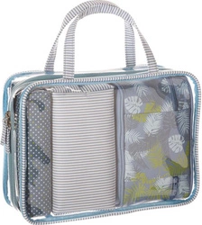 Sada 4 kosmetických taštiček Summer zelená