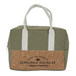 Osvěžující korková taška na oběd 3l zelená