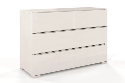 Komoda se zásuvkami Sparta 120 cm buková dřevěná skandinávská do obýváku SKANDICA