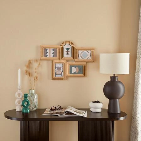 Dřevěný závěsný fotorámeček 41x57 Olivia Boho přírodní na zeď Atmosphera