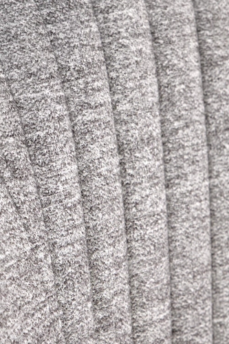 Čalouněná jídelní židle Lucie šedá moderní na kovových nohách do jídelny a obýváku Intesi