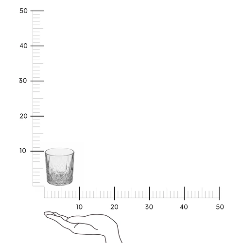 Sada 4 sklenic Charles 240 ml elegantní průhledná sklenice na kávu a nápoje 5five