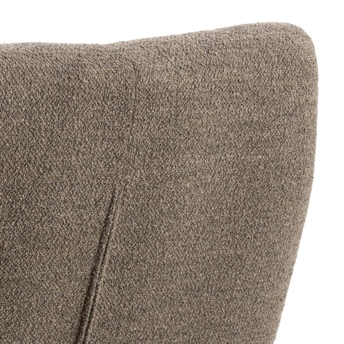 Otočná sametová křesla Paris do obýváku, moderní, hnědá, s područkami Actona