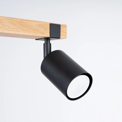 Stropní svítidlo FAGER 2 černé skandinávské nastavitelné do obývacího pokoje a ložnice LED GU10