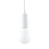 DIEGO 1 závěsná lampa bílá