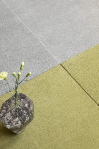 Moderní vlněný koberec Decor State Soft Green 160x230 do obýváku a ložnice snadno čistitelný