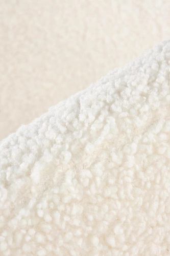 Relaxační křeslo Eder krémový samet do obýváku moderní s područkami Intesi