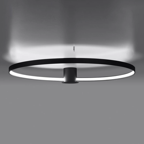 Stropní LED svítidlo Rio 110 bílý moderní kulatý do obýváku kuchyně a ložnice