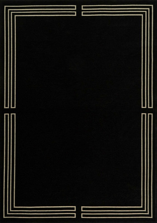 Koberec Royal Black 160x230 Art deco