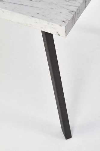 Rozkládací jídelní stůl Lasse moderní černý mramor 160–220 cm Intesi