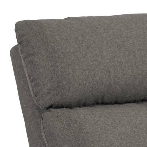 Rozkládací křeslo do obýváku Mikkeli šedé moderní s funkcí spaní a nastavitelným úhlem