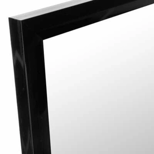 Stojací obdélníkové zrcadlo 125 cm černé moderní do předsíně 5five