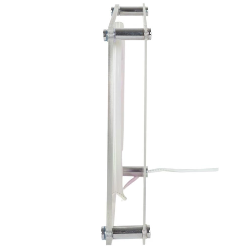 LED noční lampička srdce Intesi moderní průhledná do ložnice nebo dětského pokoje