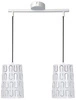 Závěsná lampa Vista 2x60W E27 bílá