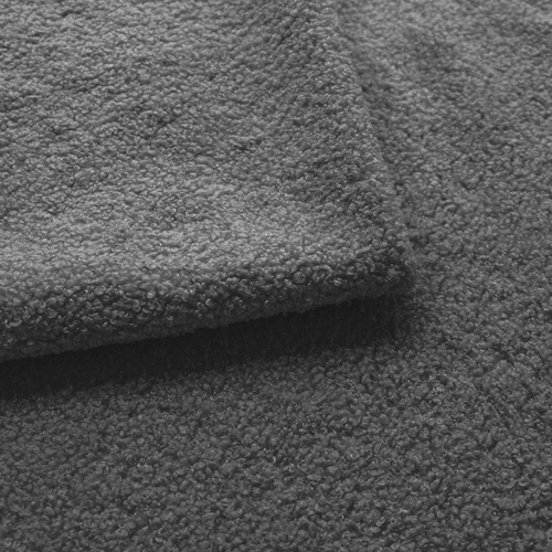 Rohová rozkládací pohovka levá Hobro šedá moderní do obýváku s úložným prostorem Intesi