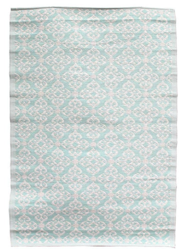 Moderní obdélníkový venkovní koberec na terasu Cannuccia mořský 120x180 Intesi