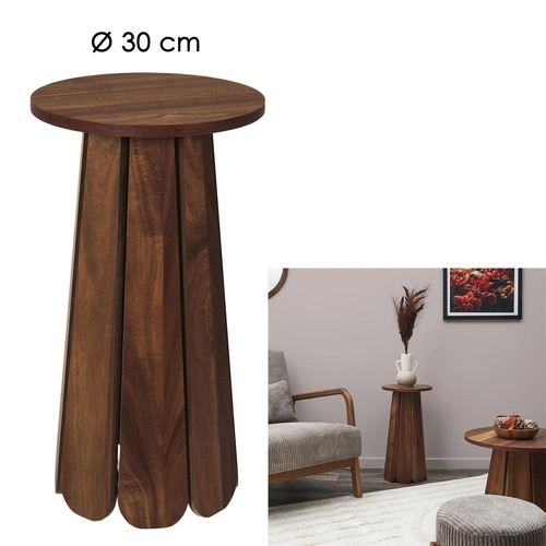 Boční stolek Will 30cm ořech