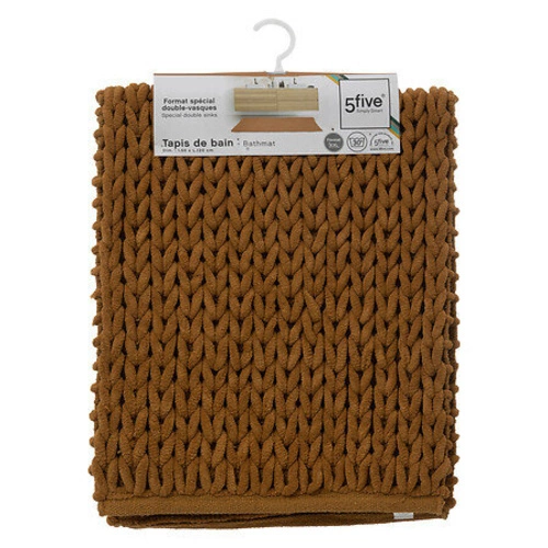 Koupelnová předložka Colors 5five simply smart měděná bavlněná moderní 50x120 cm
