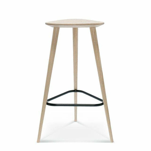 Dřevěný čalouněný barový stoliček Finn Fameg 78 cm moderní do kuchyně a jídelny na míru