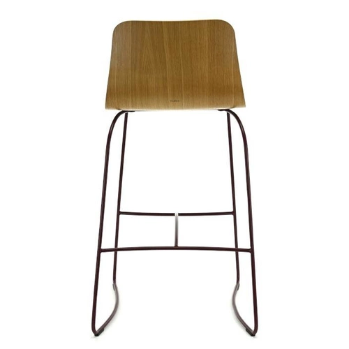 Barová židle s opěrkou Hips FAMEG, moderní, na kuchyňský ostrůvek, buk premium, výška 74 cm, na míru