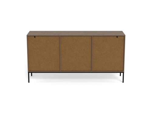 Komoda Palmdale kouřový dub moderní na černých nožkách 80 cm